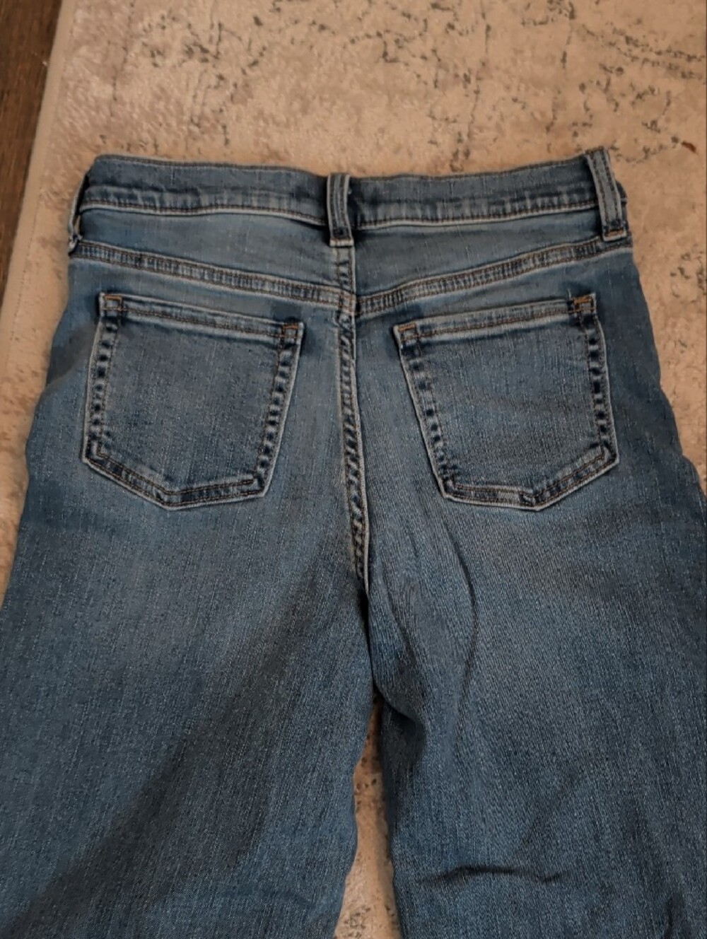 Banana Republic Wide-Leg High-Rise Jeans - Blue denim - Picture 7 of 8